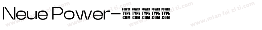 Neue Power字体转换